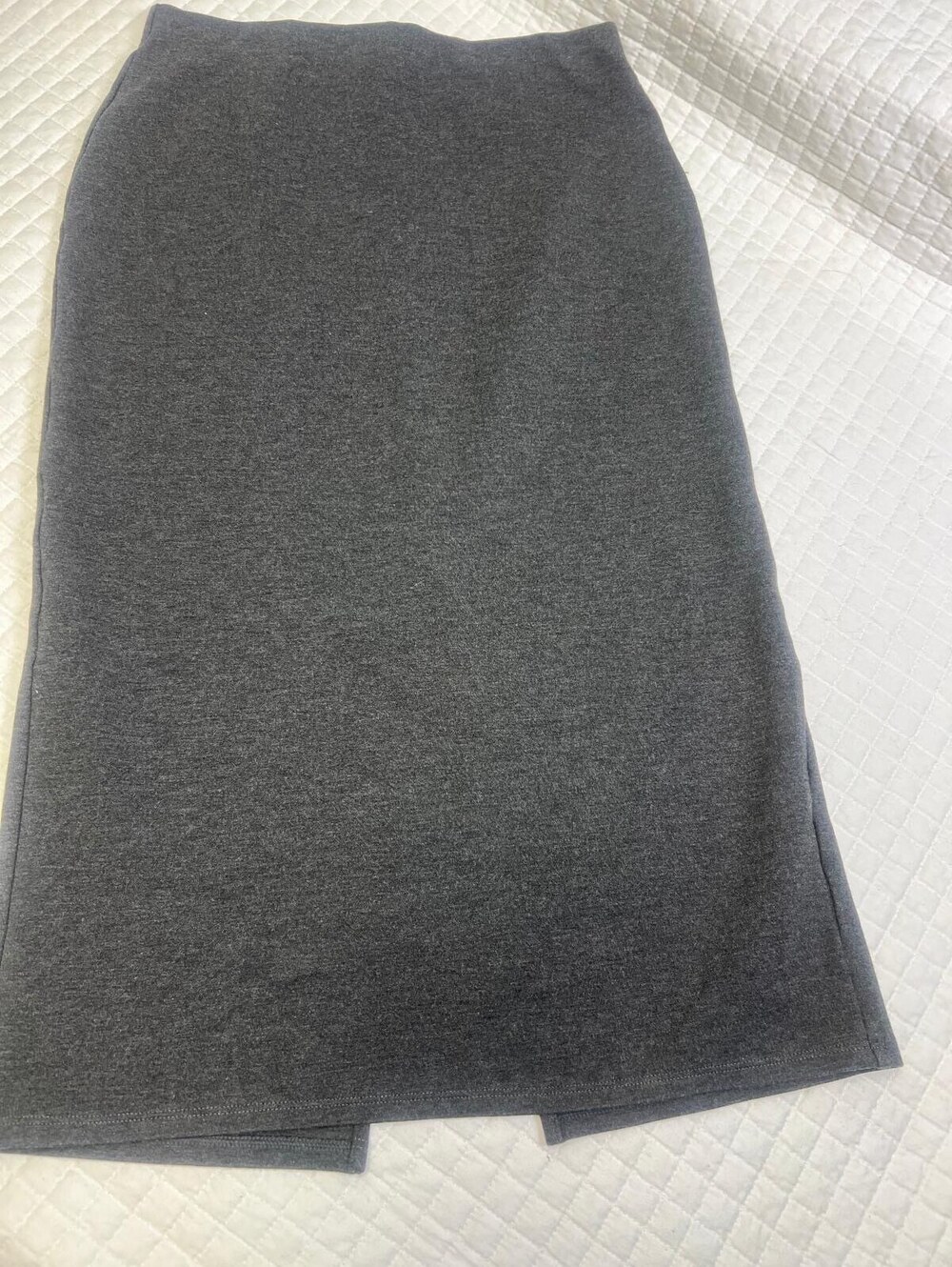 Wilfred Aritzia Skirt Gray Rayon Blend Small - Picture 2 of 8